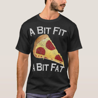 Womens A Bit Fit A Bit Fat, Distressed Look, By Yo T-Shirt