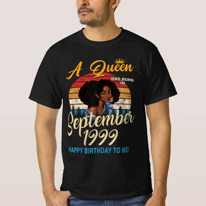 She Is Born in September Shirt Gift For Women Queens Are Born In September Shirt Birthday Shirts Birthday Queen Shirts