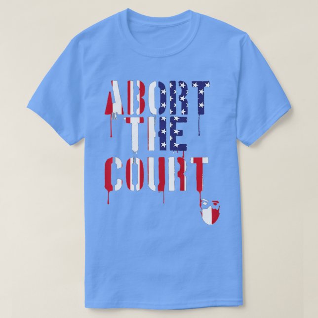 Womens Abort the court Premium  T-Shirt (Design Front)