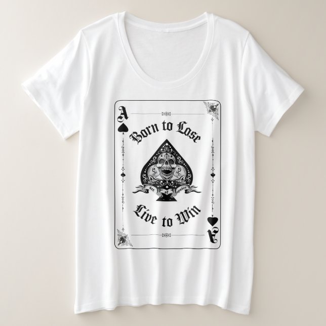 Women's Ace of Spades shirt (Design Front)
