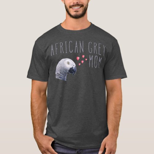Womens African Grey Mom Parrot Owner T_Shirt