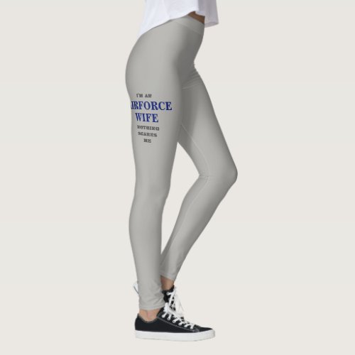 WOMENS AIRFORCE WIFE SPANDEX LEGGINGS