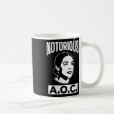 Notorious AOC alexandria ocasio cortez retro rosie Two-Tone Coffee Mug |  Zazzle