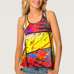 Women's All-Over Print Racerback Tank Top