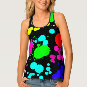 Women's All-Over Print Racerback Tank Top