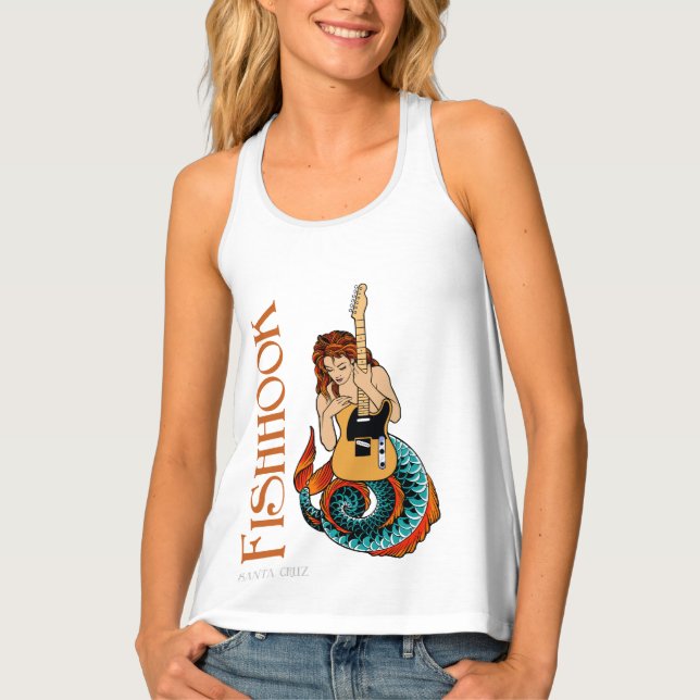 Women's All-Over Print Racerback Tank Top (Front)