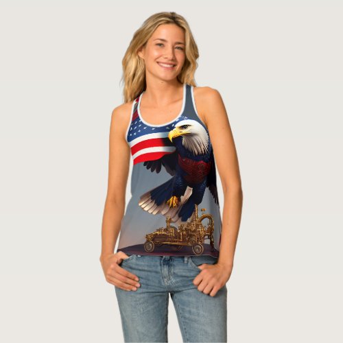 Womens All_Over Print Racerback Tank Top