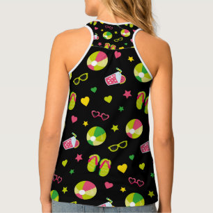 Women's All-Over Print Racerback Tank Top