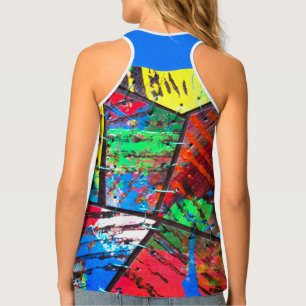 Women's All-Over Print Racerback Tank Top