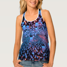 Women's All-Over Print Racerback Tank Top