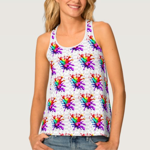 Womens All_Over Print Racerback Tank Top