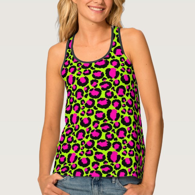 Women's All-Over Print Racerback Tank Top (Front)