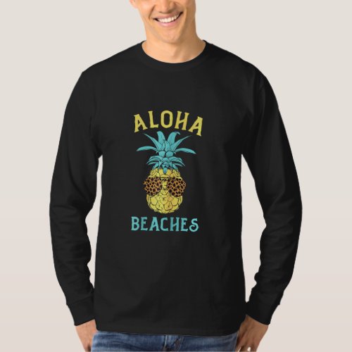 Womens Aloha Beaches Pun Beach Trip Summer Vacatio T_Shirt
