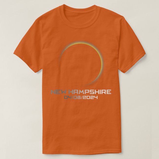 Womens America otal Solar Eclipse New Hampshire 20 T-Shirt (Design Front)