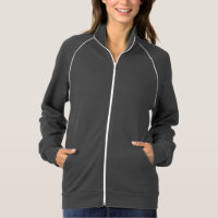 Women's American Apparel California Fleece Track J Jacket