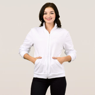 Women's American Apparel Fleece Zip Hoodie