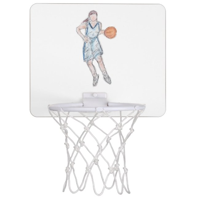 Women's and Girl's Basketball Mini Hoop  (Front)