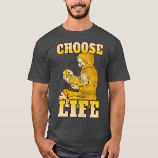 Womens Anti Abortion Pro Life Bigfoot Womens T-Shirt