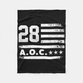 Womens Aoc 2028 A.o.c. 2028 For President American Fleece Blanket