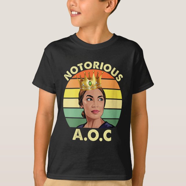 Womens Aoc Alexandria Ocasio-cortez First Female P T-Shirt (Front)
