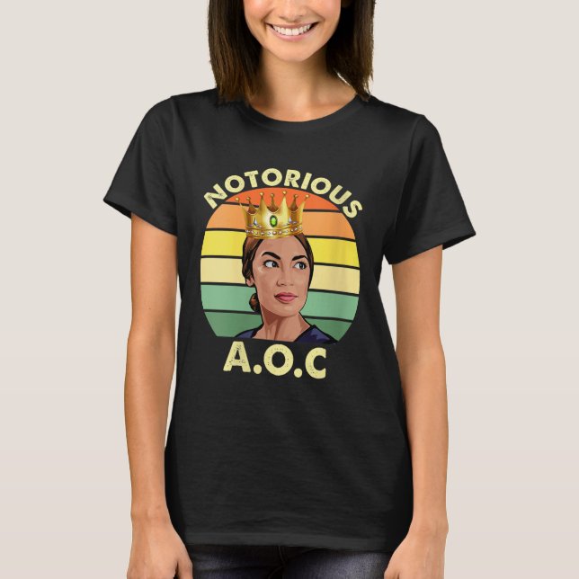 Womens Aoc Alexandria Ocasio-cortez First Female P T-Shirt (Front)