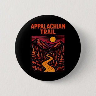 Womens Appalachian Trail Hiking Adventure Retro Me Button