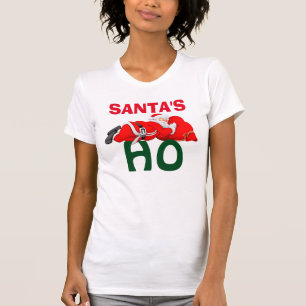 Women's Apparel Fine Jersey Short Sleeve/Santa T-Shirt