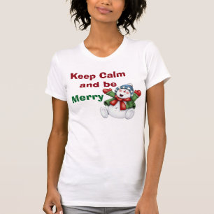 Women's Apparel Fine Jersey Short Sleeve/Snowman T-Shirt