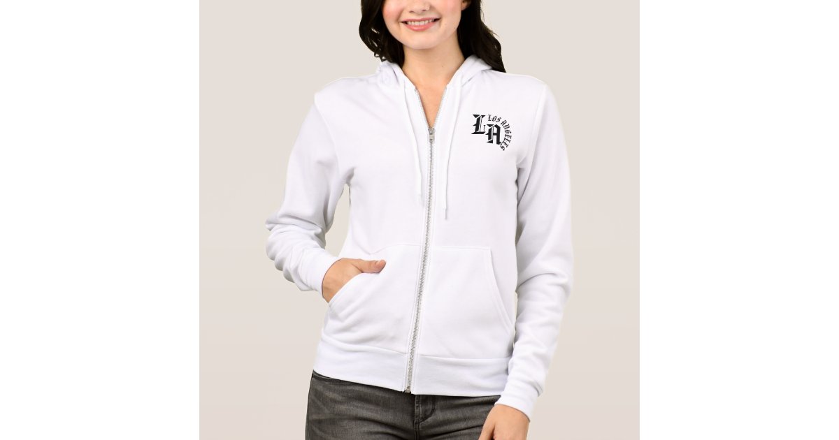 Los Angeles Apparel Women's Zip Up Hooded Sweatshirt