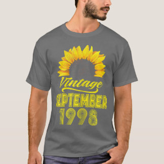 Womens Apparel Sunflower Vintage September 1998 24 T-Shirt