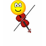 Violin playing emoticon : Emoticons @ emofaces.com