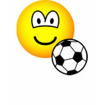 Footballing emoticon soccer : Emoticons @ emofaces.com