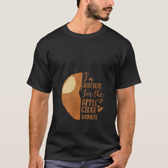 Womens Apple Cider Donuts Funny Fall Quote Autumn  T-Shirt (Front)