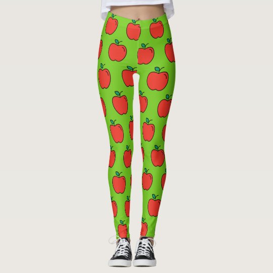 apple shape leggings