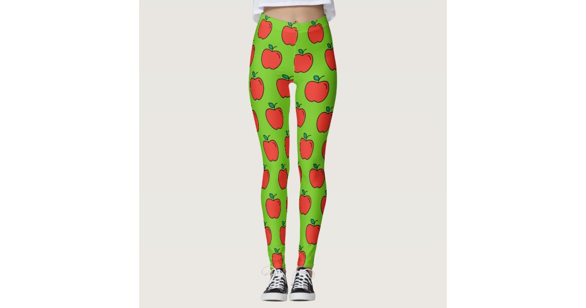 Women's Apple Leggings | Zazzle.com