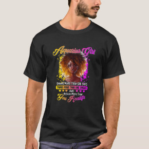 Womens Aquarius Queens Born In January 20  Februar T-Shirt