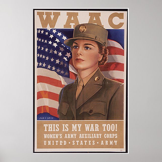 Women's Army Air Corp Poster (Front)