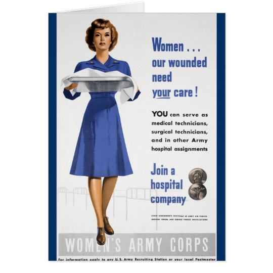 Womens Army Corps Card
