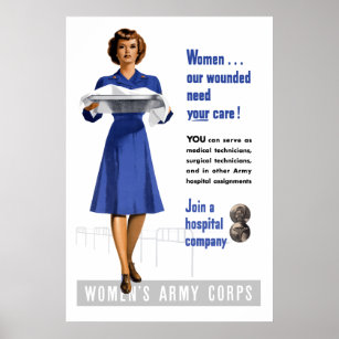 Women's Army Corps Poster