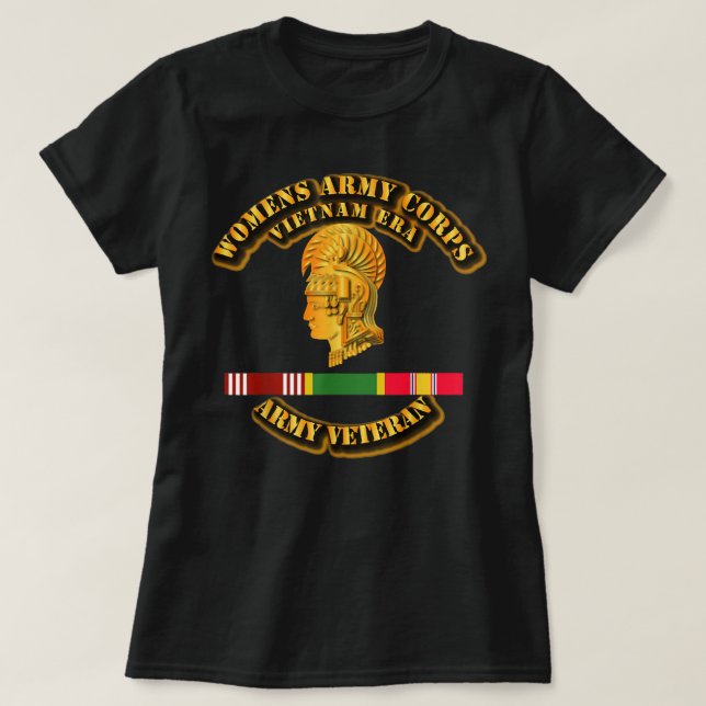 Womens Army Corps Vietnam Era Veteran Mother Day G T-Shirt (Design Front)