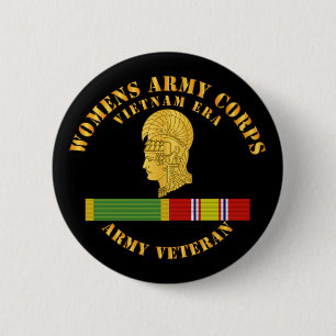 Womens Army Corps Vietnam Era - w WAC - NDSM Button