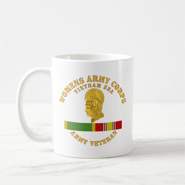 Womens Army Corps Vietnam Era - w WAC - NDSM Coffee Mug (Left)