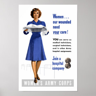 Women's Army Corps -- WW2 Recruiting Poster