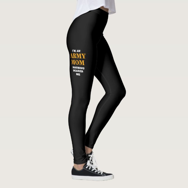 WOMEN'S "ARMY MOM" SPANDEX LEGGINGS (Right)