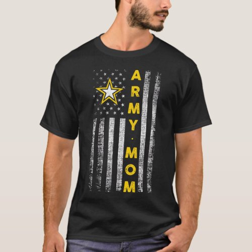 Womens Army Mom V_Neck T_Shirt