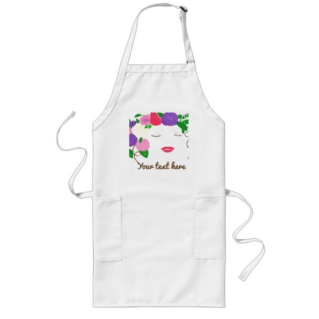 Women's Art Personalize Apron (Front)