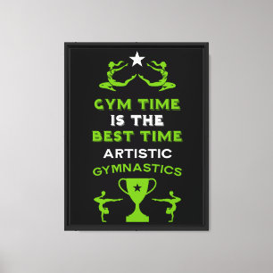 Women's Artistic Gymnastics Canvas Print