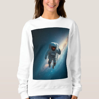 Women's Astronaut Galaxy Graphic Sweatshirt
