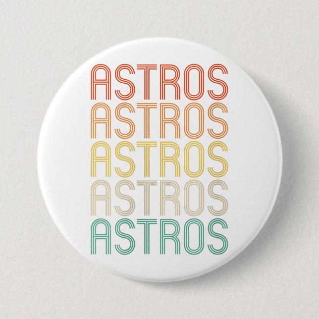 Womens Astros  Button (Front)