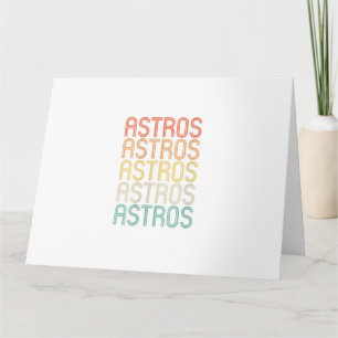 Womens Astros Card